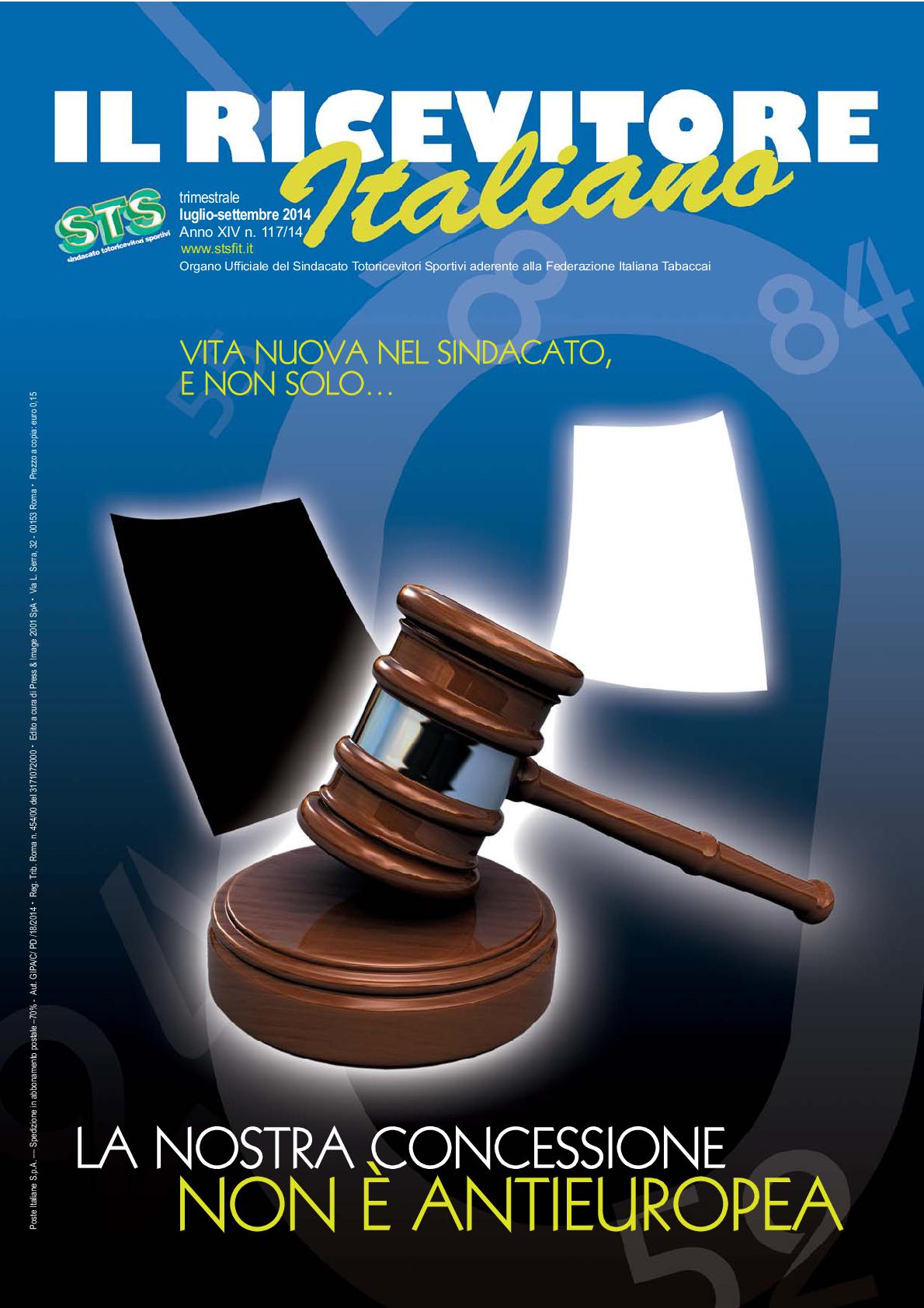 Il ricevitore Italiano di luglio - settembre 2014