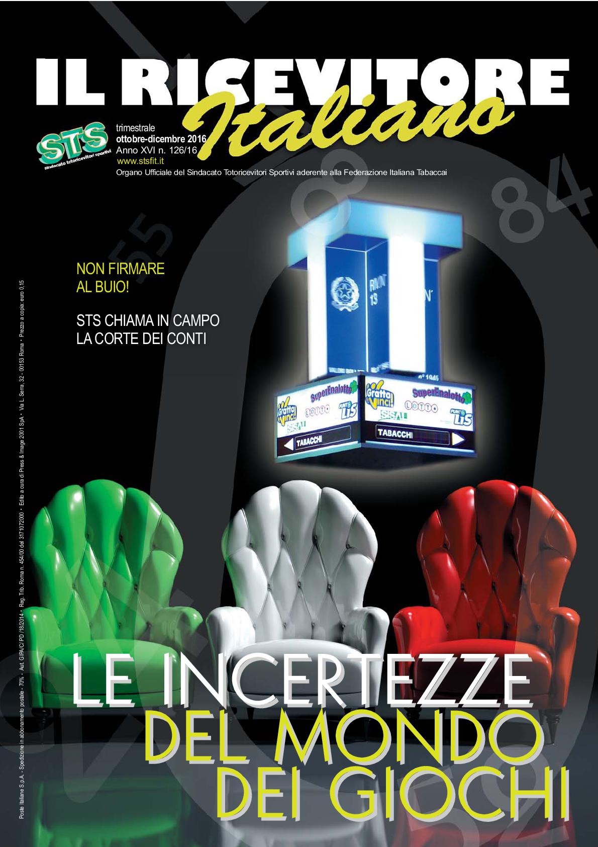 Il ricevitore Italiano di ottobre - dicembre 2016